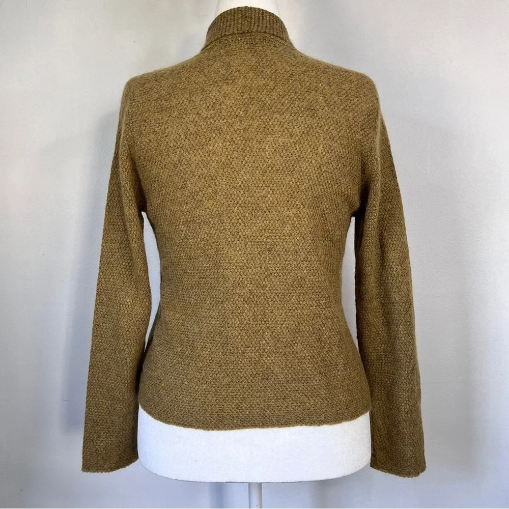 Eileen Fisher Open Front Cardigan Sweater Size PL Wool Mohair Cashmere blend - Picture 4 of 10